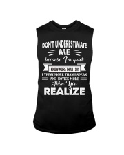 Don't Underestimate me Sleeveless Tee tile