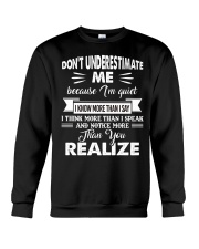 Don't Underestimate me Crewneck Sweatshirt tile