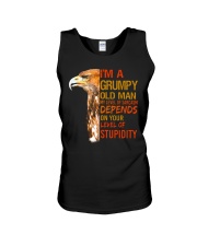 Grumpy Old Man Eagle Unisex Tank tile