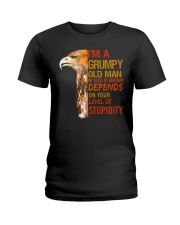 Grumpy Old Man Eagle Ladies T-Shirt tile