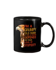 Grumpy Old Man Eagle Mug tile