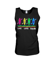 Live Love Kayak Unisex Tank tile