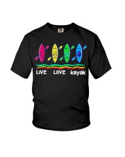 Live Love Kayak Youth T-Shirt tile