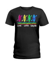 Live Love Kayak Ladies T-Shirt tile
