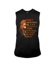 Don't Underestimate me Lions Sleeveless Tee tile