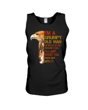 I'm a Grumpy Old Man Eagle Unisex Tank tile