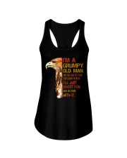 I'm a Grumpy Old Man Eagle Ladies Flowy Tank tile