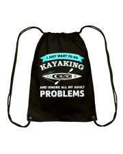 Kayaking Problems Drawstring Bag tile