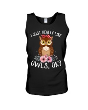 Owls Limited Edition 1 Unisex Tank tile
