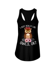 Owls Limited Edition 1 Ladies Flowy Tank tile