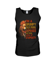 Grumpy Old Man Lions Unisex Tank tile