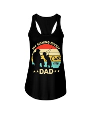 My Fishing Buddy Call Me Dad Ladies Flowy Tank tile