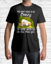 You Don't Have To Be Crazy To Camp With Premium Fit Mens Tee lifestyle-mens-crewneck-front-1