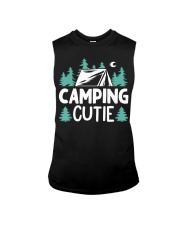 Women Girls Kids Camping Cutie Camp Gear Tent Sleeveless Tee tile