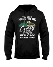 You Don't Have To Be Crazy To Cam Hooded Sweatshirt tile