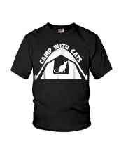 Camp with Cats and Te Youth T-Shirt tile