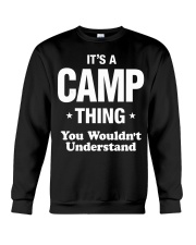 Camp Thing Name Family Crewneck Sweatshirt tile