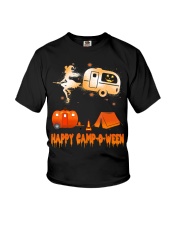Womans Happy Camp-O-Ween Witches Cam Youth T-Shirt tile