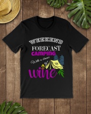 Weekend Forecast Camping with a Chance of Premium Fit Mens Tee lifestyle-mens-crewneck-front-18