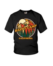 Vintage Happy Camp California Mountain Hiking Youth T-Shirt tile