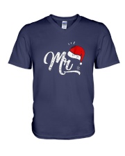 Mens-Funny-Christmas-Couple-Matching V-Neck T-Shirt thumbnail
