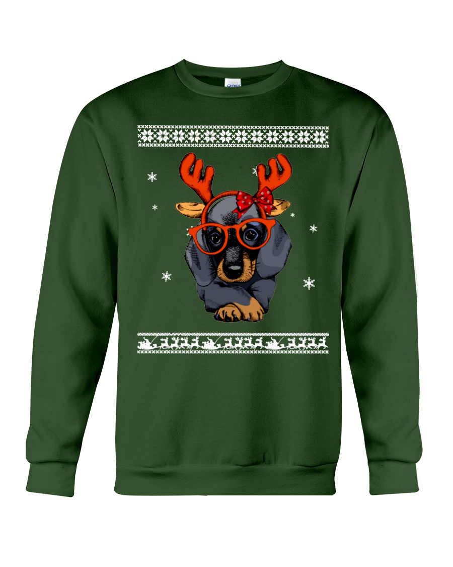 CHRISTMAS DOG Shirt Crewneck Sweatshirt