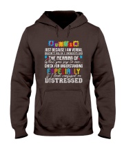 Autism Just Because I Am Verbal Hooded Sweatshirt thumbnail