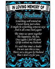 In Loving Memory Of My Husband Poster 16x24 Poster front