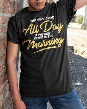 can t drink all day barstool shirt Classic T-Shirt apparel-classic-tshirt-lifestyle-27