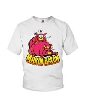 makin bacon shirt Youth T-Shirt tile
