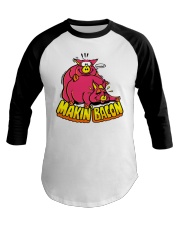 makin bacon shirt Baseball Tee tile