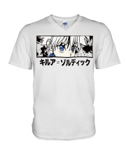 zumiez killua shirt V-Neck T-Shirt tile