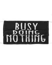 busy doing nothing t shirt Mask tile