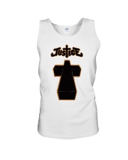 justice cross album cover shirt Unisex Tank tile