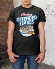 offended flakes shirt Classic T-Shirt apparel-classic-tshirt-lifestyle-31