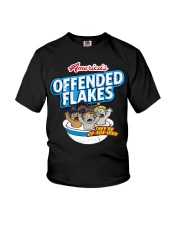 offended flakes shirt Youth T-Shirt tile
