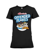 offended flakes shirt Premium Fit Ladies Tee tile
