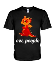 cute dragon t shirt kids long sleeve t shirt V-Neck T-Shirt tile