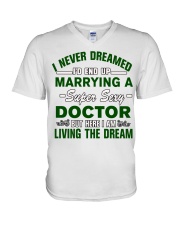 dream marrying sexy doctor tshirt t shirt V-Neck T-Shirt tile