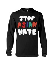 stop asian hate merch Long Sleeve Tee tile