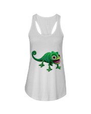 chameleon from tangled t shirt Ladies Flowy Tank tile
