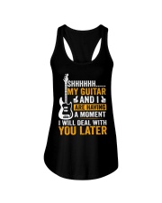 My Guitar and I Are Having A Moment Ladies Flowy Tank tile