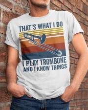 I Play Trombone Classic T-Shirt apparel-classic-tshirt-lifestyle-26
