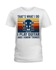 I Play Guitar Ladies T-Shirt tile