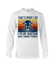 I Play Guitar Long Sleeve Tee tile