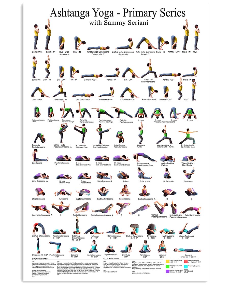 Ashtanga Yoga HD 2020 16x24 Poster