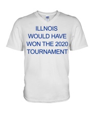 illinois would have won the 2020 tournament shirt V-Neck T-Shirt tile