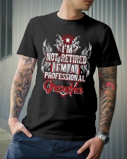 Grandparents Granpa Not Retired Classic T-Shirt lifestyle-mens-crewneck-front-6