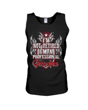 Grandparents Granpa Not Retired Unisex Tank thumbnail
