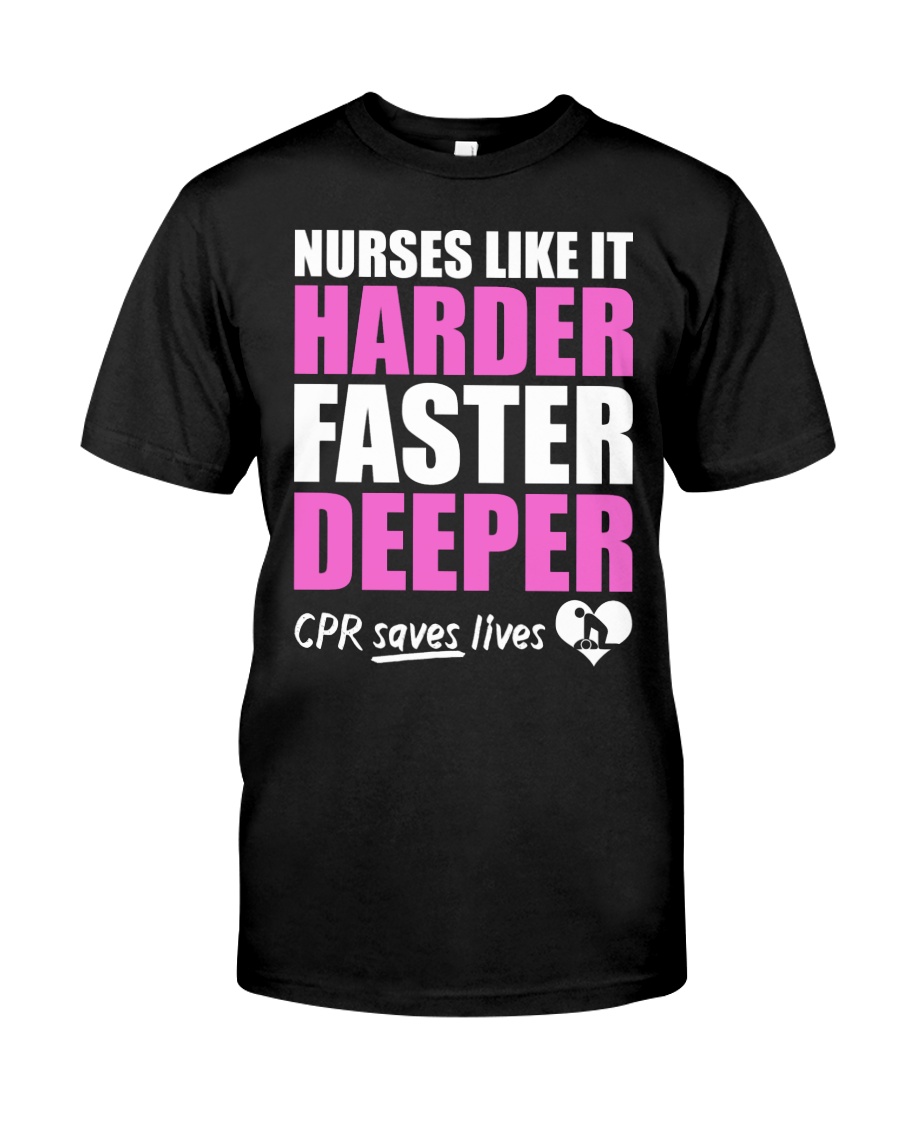 Nurse CPR Saves Lives Classic T-Shirt